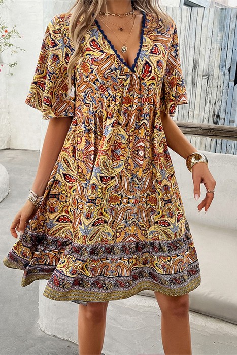 Love Kuza Paisley Whisper Dress