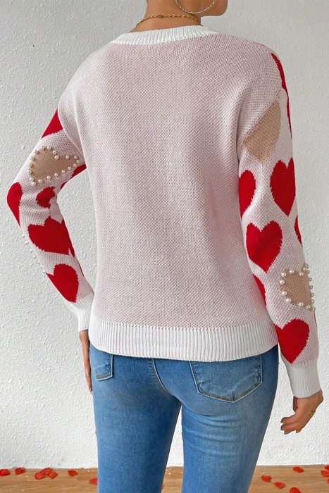 Love Kuza Love in Pearls Sweater