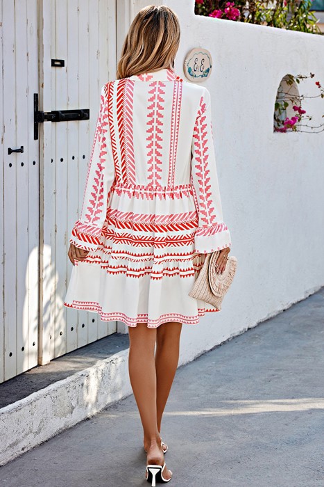 Love Kuza Crimson Arrow Dress