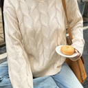  Love Kuza Cozy Waves Cable Knit Sweater