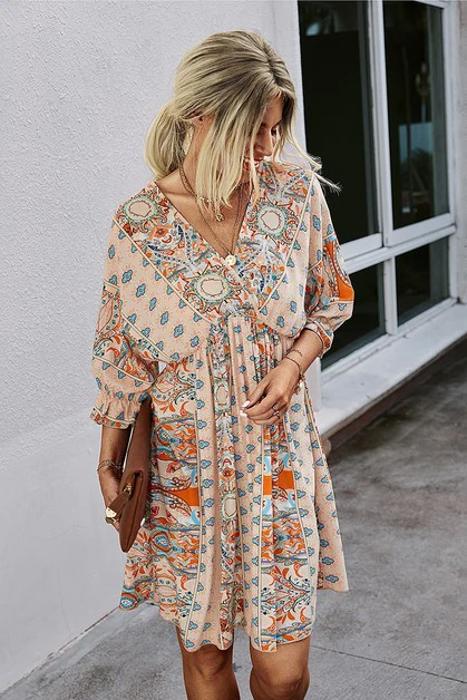 Love Kuza Free Spirit Boho A-Line Dress