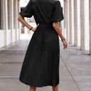  Love Kuza Graceful Pleats Midi Dress