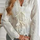  Love Kuza Ruffled Romance Lace Blouse