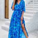  Love Kuza Garden Glow Maxi Wrap Dress