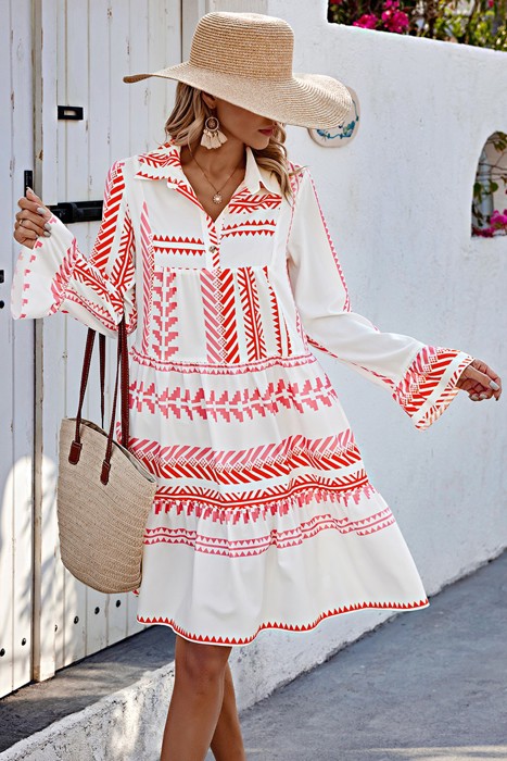 Love Kuza Crimson Arrow Dress