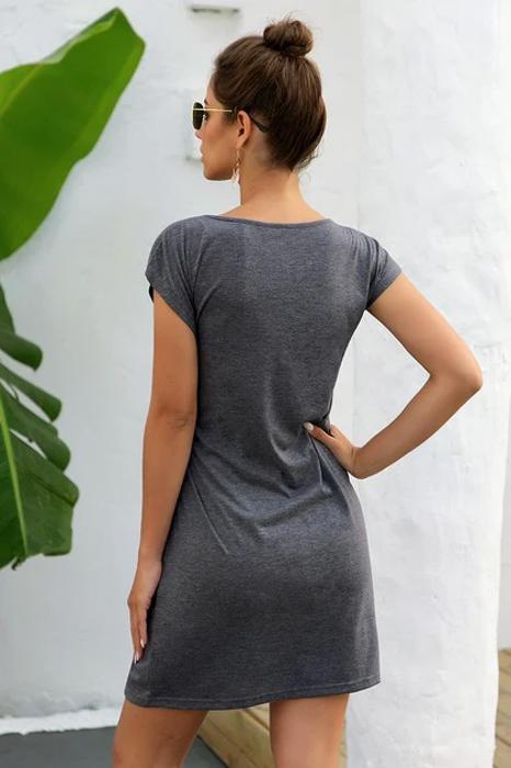 Love Kuza Knottingly Chic T-Shirt Dress