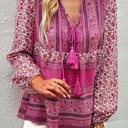  Love Kuza Boho Bloom Babydoll Blouse