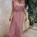  Love Kuza Ruffle Radiance Midi Dress