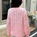  Love Kuza Cozy Waves Cable Knit Sweater
