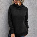  Love Kuza Button Sides Hoodie Sweater