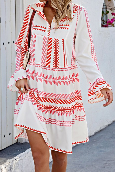 Love Kuza Crimson Arrow Dress