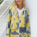  Love Kuza Tie Dye Zip Up Hoodie