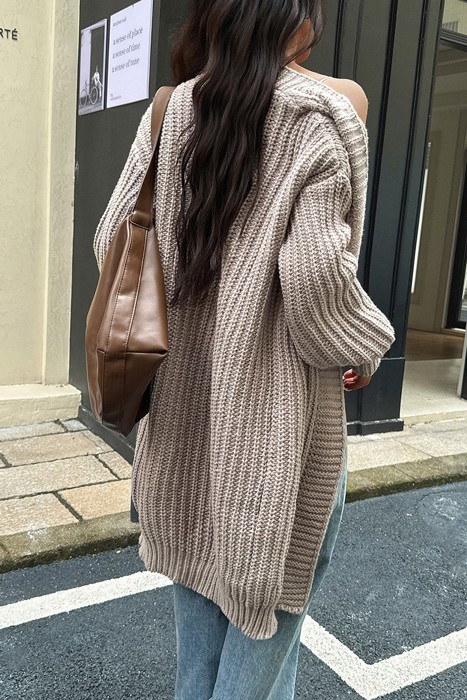 Love Kuza Weekend Comfort Chunky Rib Cardigan