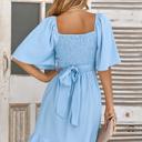  Love Kuza Silky Sweetheart Ruffle Dress