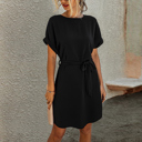  Love Kuza Casual Chic Button Back T-Shirt Dress
