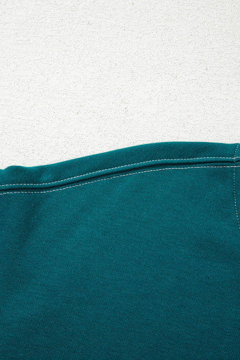 Love Kuza - Evergreen Varsity Stripe Sweatshirt