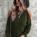  Love Kuza Open Shoulder Twist Sweater