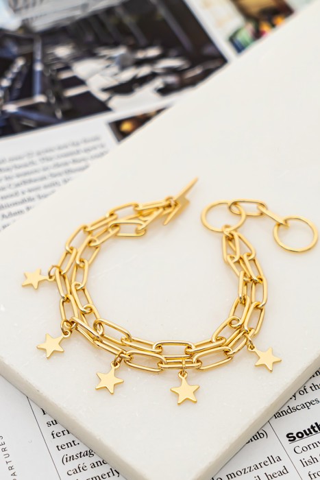 Love Kuza Starlit Double Link Bracelet