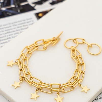Love Kuza Starlit Double Link Bracelet