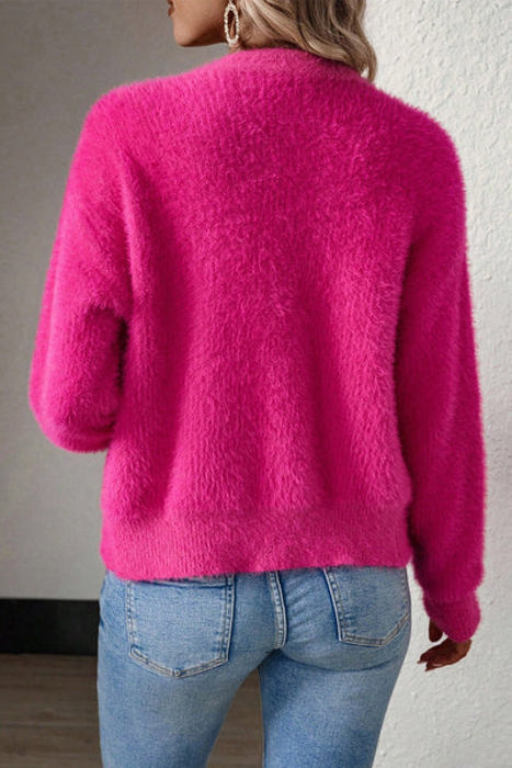 Love Kuza Fuzzy Luxe Cardigan