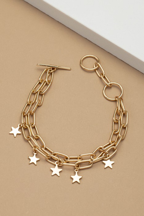 Love Kuza Starlit Double Link Bracelet