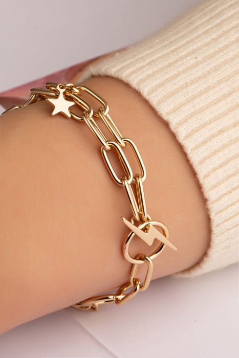 Love Kuza Starlit Double Link Bracelet