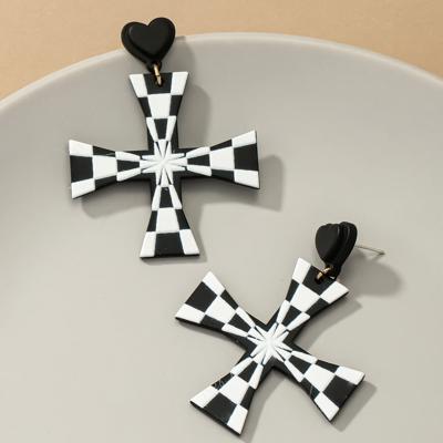 Very Carrot Crossed Charm Drop Earrings