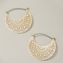 Very Carrot Brass Filigree Elegance Earrings