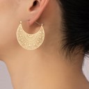  Very Carrot Brass Filigree Elegance Earrings