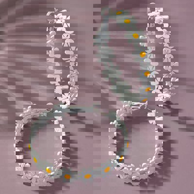 Very Carrot Daisy Delight Hoop Earrings