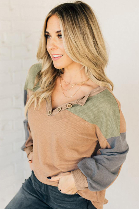 Love Kuza - Autumn Hues Henley