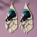  Very Carrot Handmade Raven Spirit Fringe Earrings