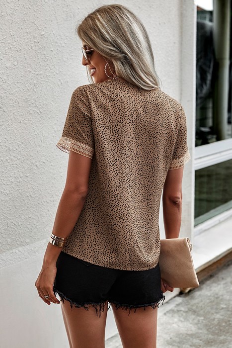 Love Kuza Crochet Dots Blouse