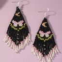  Very Carrot Handmade Midnight Flutter Fringe Earrings
