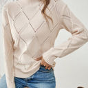  Love Kuza Diamond Twist Knit Pullover