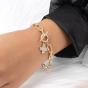  Very Carrot Faith Link Toggle Bracelet
