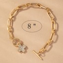  Very Carrot Faith Link Toggle Bracelet