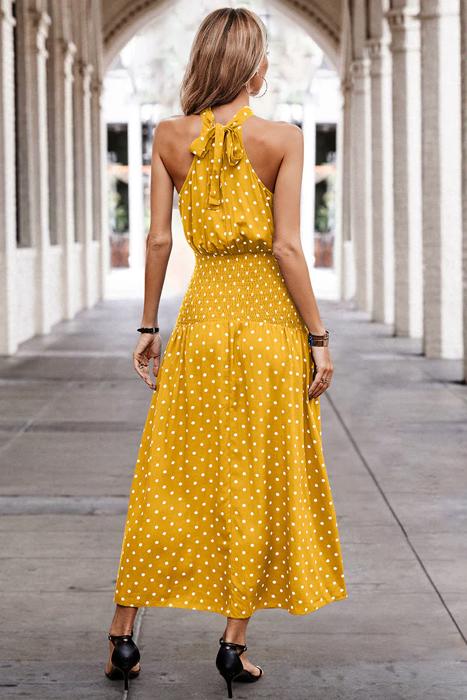 Love Kuza Dotty Delight Maxi Dress