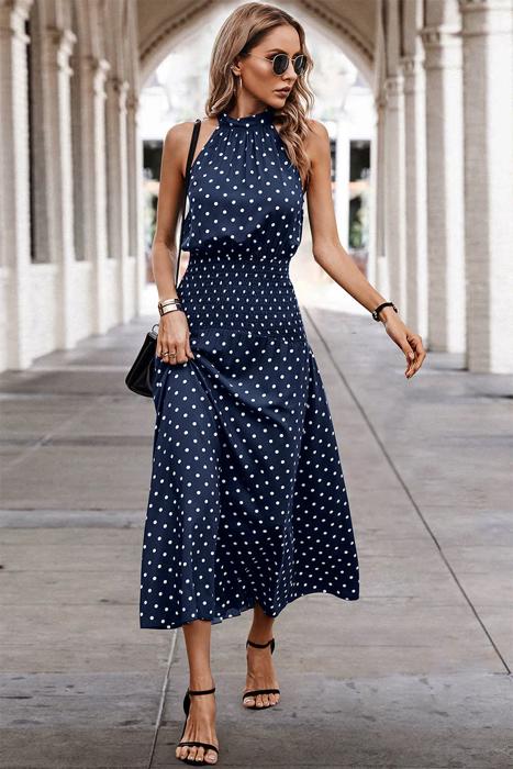 Love Kuza Dotty Delight Maxi Dress