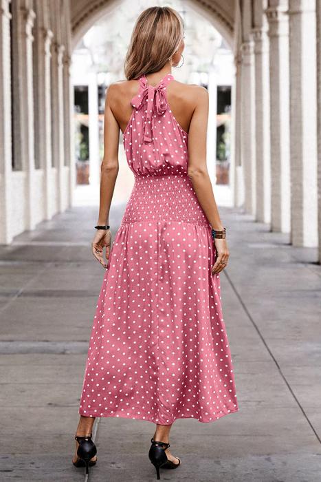 Love Kuza Dotty Delight Maxi Dress