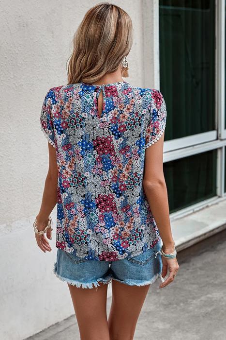 Love Kuza Floret Drift Blouse