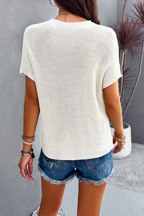 Love Kuza Off Duty Knit Top