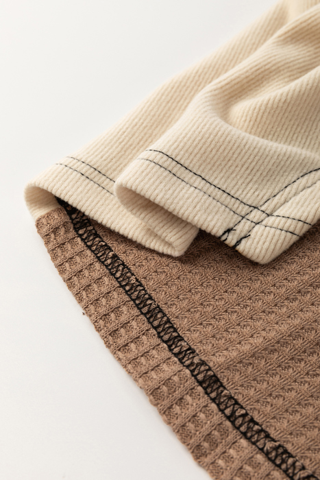 Love Kuza - Autumn Patchwork Henley