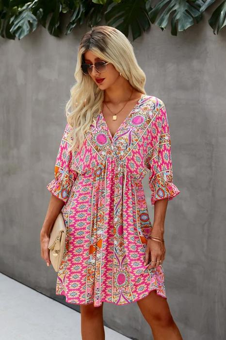 Love Kuza Free Spirit Boho A-Line Dress