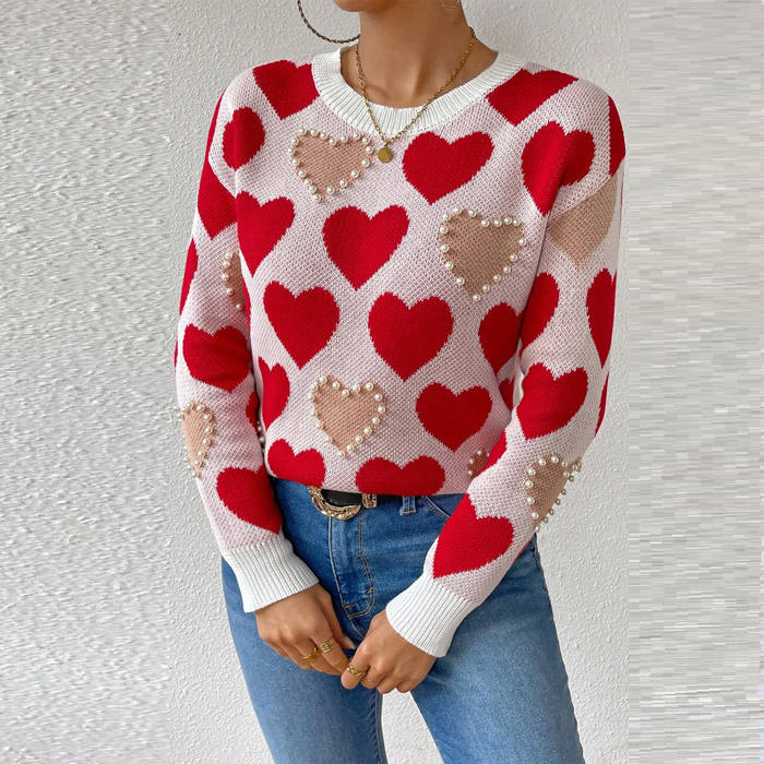 Love Kuza Love in Pearls Sweater