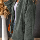  Love Kuza - Ever-grey green Escape Sherpa Jacket