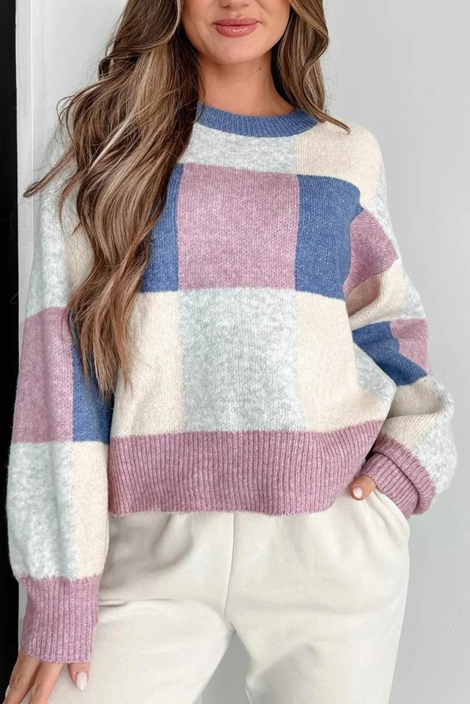 Love Kuza Colorblock Harmony Sweater