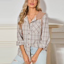  Love Kuza - Cozy Trail Plaid Hoodie Shirt