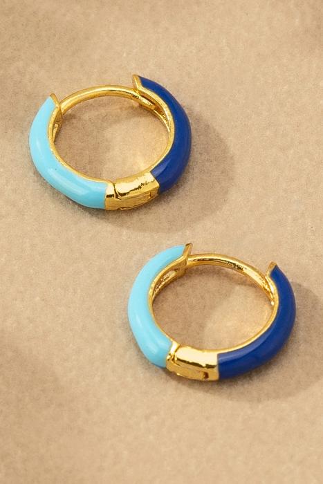 Very Carrot Everbright Enamel Huggie Hoops