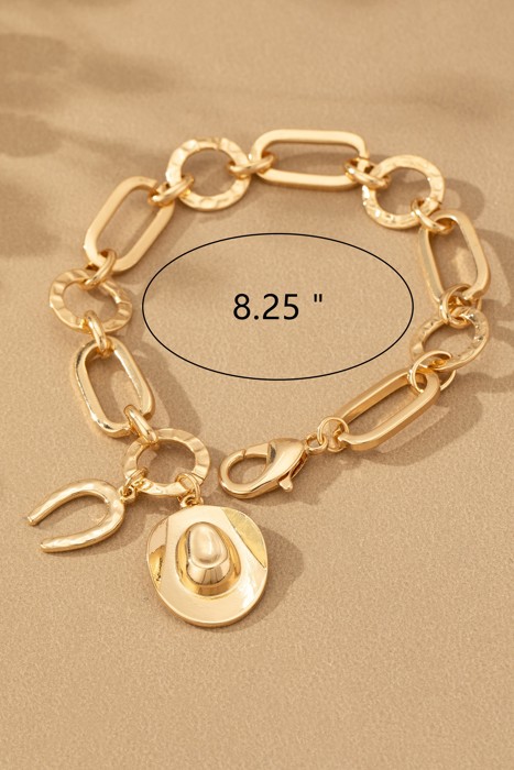 Very Carrot Western Charm Chunky Bracelet